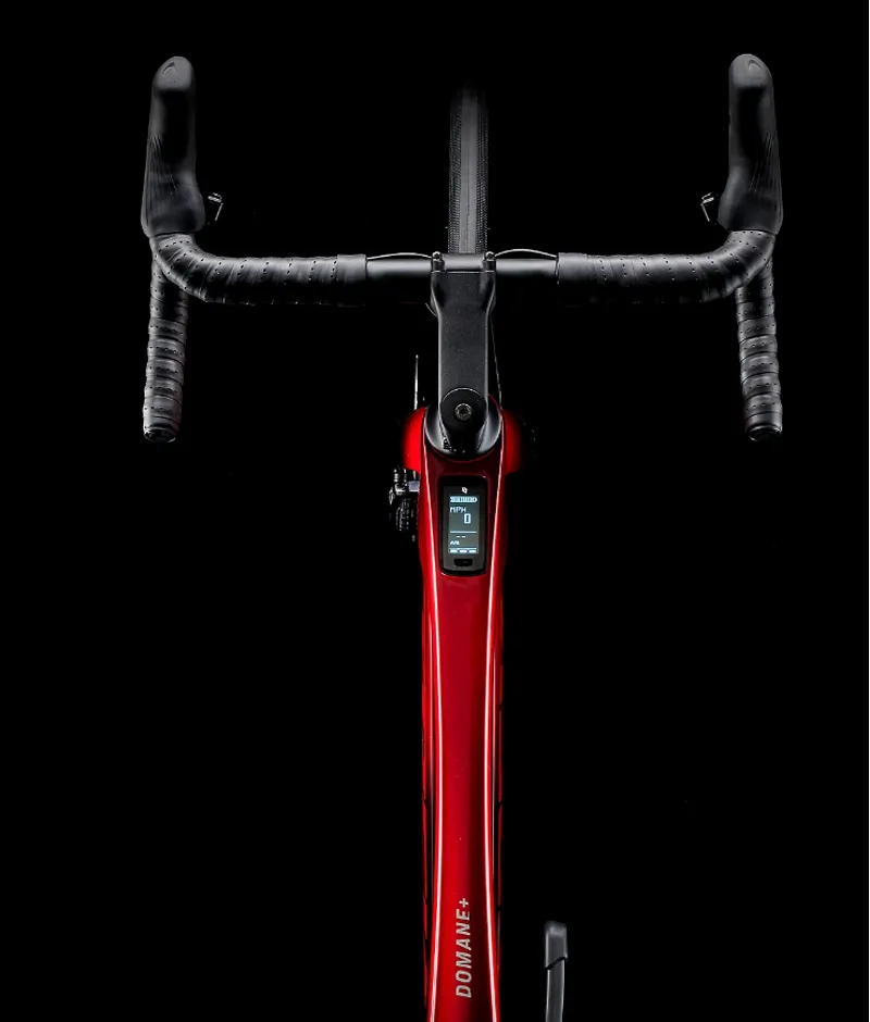 Trek Domane+ SLR 9 Electric Road Bike 2025 in Carbon Red Smoke-5